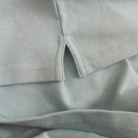 NWT - ANNE KLEIN SPORT Women's Rib Tee Top Size L, 3/4 Sleeve, Boat Neck, Creek - Picture 8 of 8